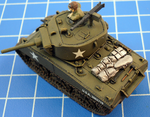 Sherman Engine Deck Stowage
