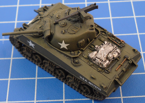 Sherman Engine Deck Stowage