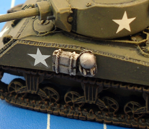 Sherman Turret and Hull Side Stowage