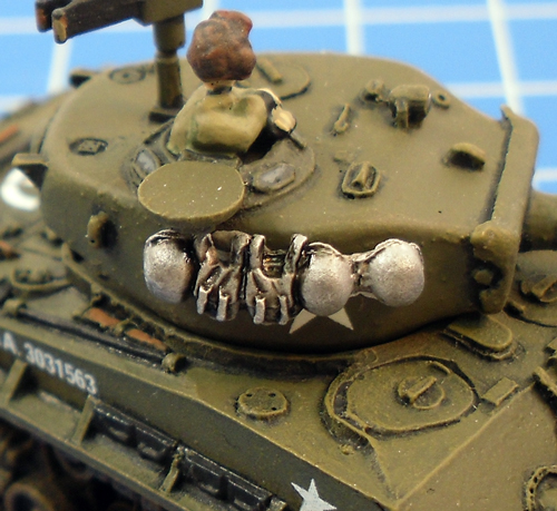 Sherman Turret and Hull Side Stowage
