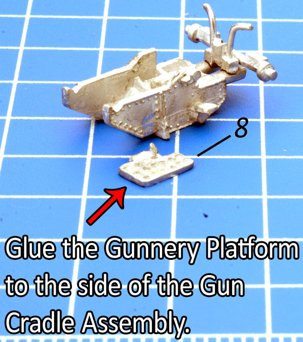 Attaching the Gunnery Platform.