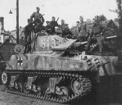 M4 Sherman using a three-digit number on the side (Mid section) of the turret.nel of the turret.