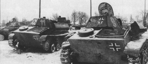 T-70’s using a single-digit & two-digit number on the side (Rear section) of the turrets.