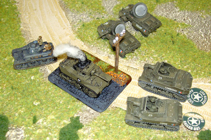R-35s cap an objective!