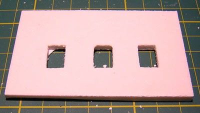 The wall section out of the mould