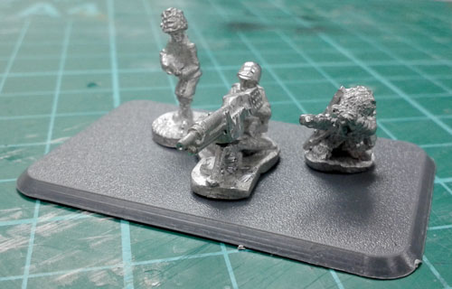 T-32 Mountain Infantry Gun team ready for painting