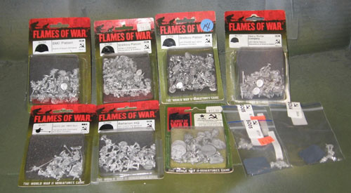 The collected blister packs