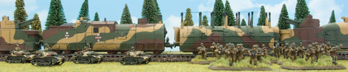 The Polish Armoured Train in all its glory
