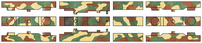 The camouflage diagram
