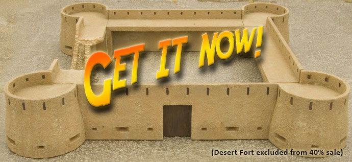 Battlefield in a Box Desert Fort