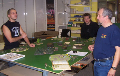 A game in action