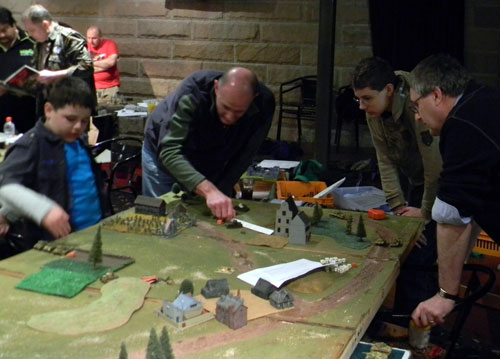 The new young lads are taught some of the finer points. The new young lads are taught some of the finer points.