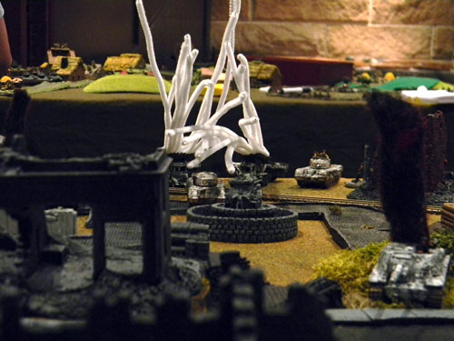 Soviet rockets rain down on the enemy Soviet rockets rain down on the enemy