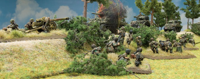 Fallschirmjager vs. Guards Tanks