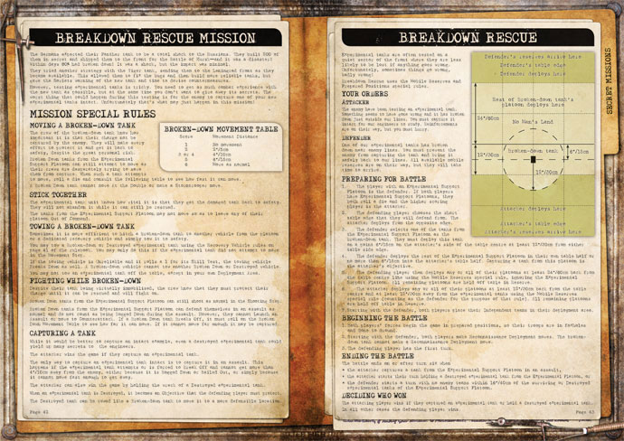 Breakdown Resue Mission