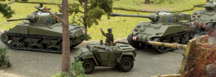 Vandeleur and Guards Shermans