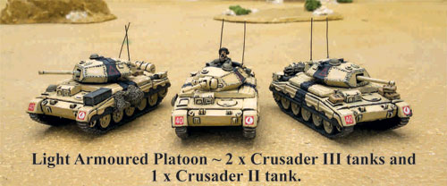 Crusader tanks