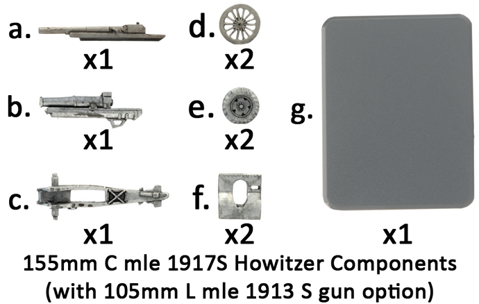 155mm C mle 1917 S Howitzer (FRO507)