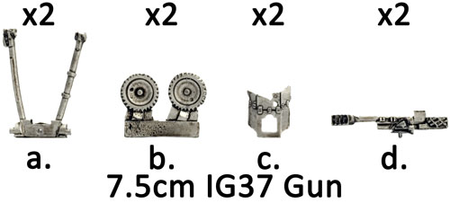 7.5cm IG37 Gun (GE509)