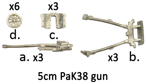 5cm PaK38 gun (Gebirgsjäger) (GE513) 5cm PaK38 gun (Gebirgsjäger) (GE513)