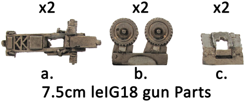 7.5cm leIG18 gun (Gebirgsjäger) (GE554)