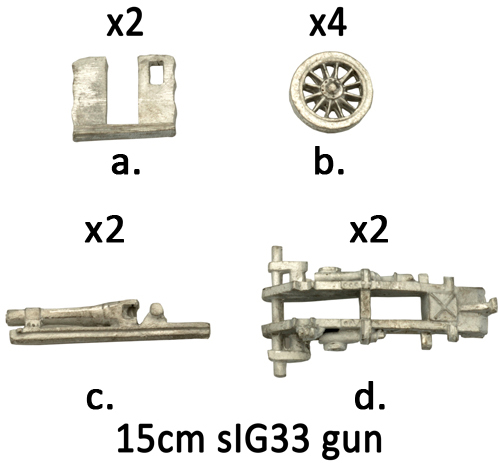 15cm sIG33 gun (Gebirgsjäger) (GE555) 15cm sIG33 gun (Gebirgsjäger) (GE555)