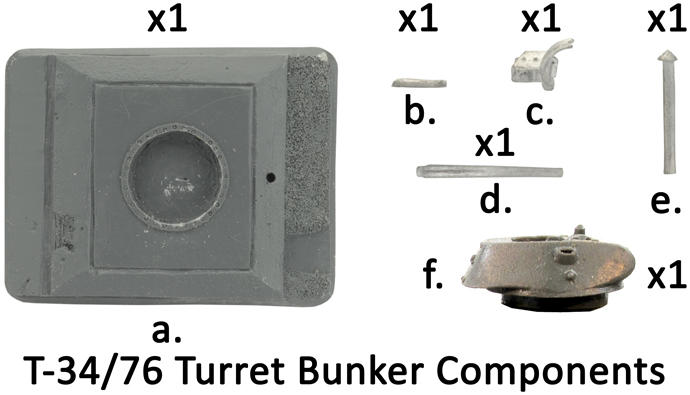 T-34/76 Turret Bunker (GE682)