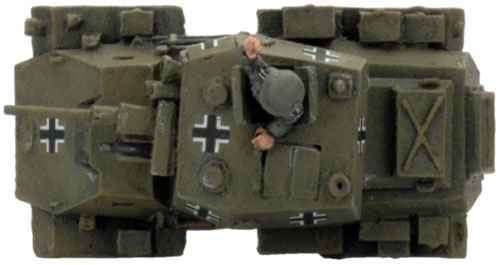 Hauptsturmf&uuml;hrer Graebner in Humber IV Armoured Car (GE890)