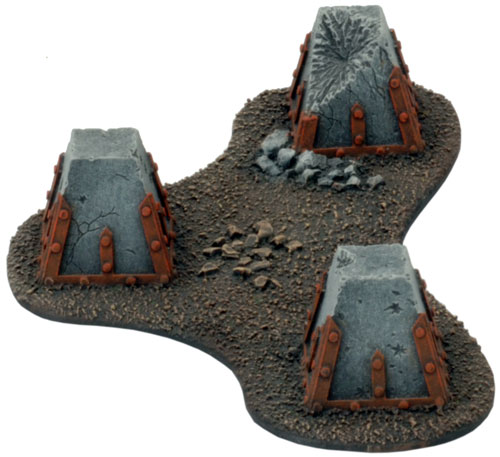 Battlefield in a Box - Gothic Tank Traps (BB517)