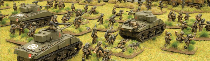 British armour and infantry