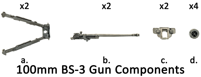 100mm BS-3 gun (SU520)