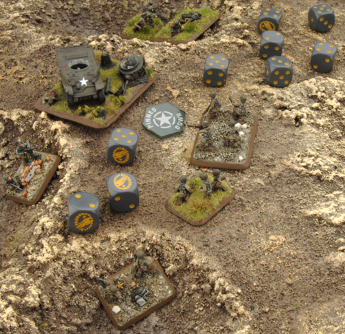 The remnants of Lieutenant Inouye's platoon are quickly pinned down