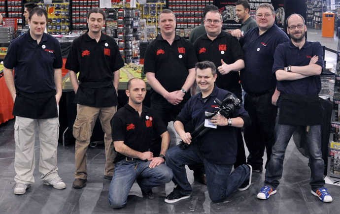 Members of the Battlefront UK staff members at Salute 2011