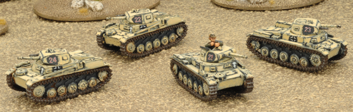 Panzer II Platoon (4 Panzer II C)