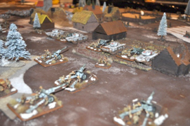 Artillery on the winter table