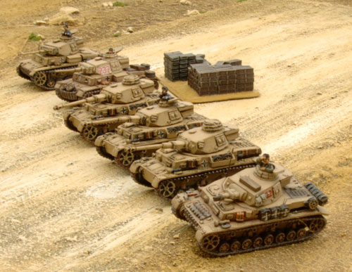 German HQ Section & Panzer IV Platoon