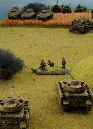 Panzer IV H tanks taking out M10s