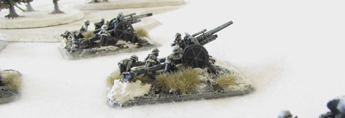 Tom Leamy’s Finnish artillery lining up some targets on the other side of the hill
