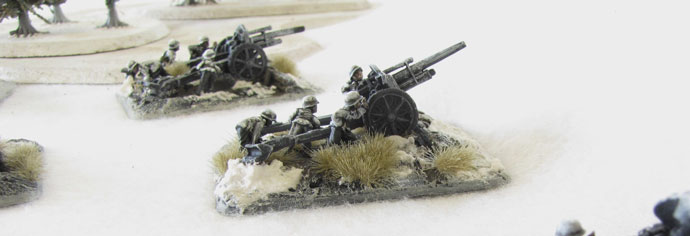 Tom Leamy&rsquo;s Finnish artillery lining up some targets on the other side of the hill