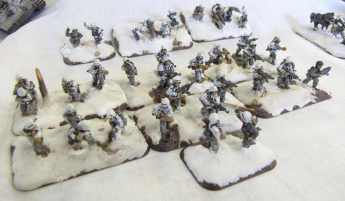 Infantry armed with Assault Rifles made up the core of Simon McBeth&rsquo;s Panzer Grenadier Company
