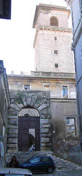 Side view of Orsini Castle