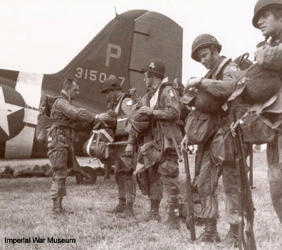 US Airborne troops prepare for D-Day