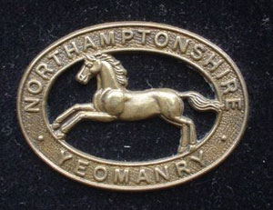 Northamptonshire Yoemanry cap badge