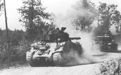 British Tanks on the Move