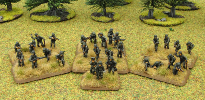 A full strength Late-war German Grenadier Platoon