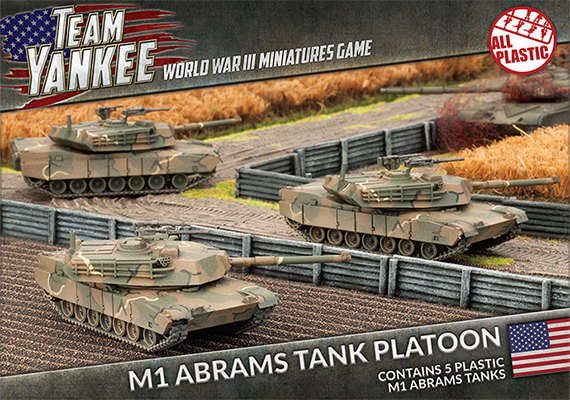 M1 Abrams Tank Platoon (Plastic) (TUBX01)