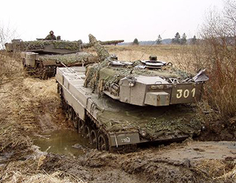 Now You See Me – Camouflage netting for NATO tanks
