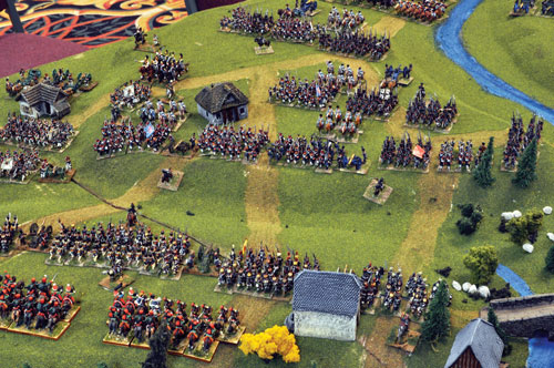 Masses of infantry