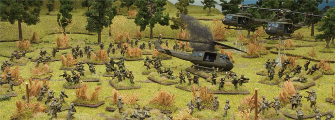 Crashing Huey being defended