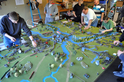 Re-fighting the Battle of Leipzig